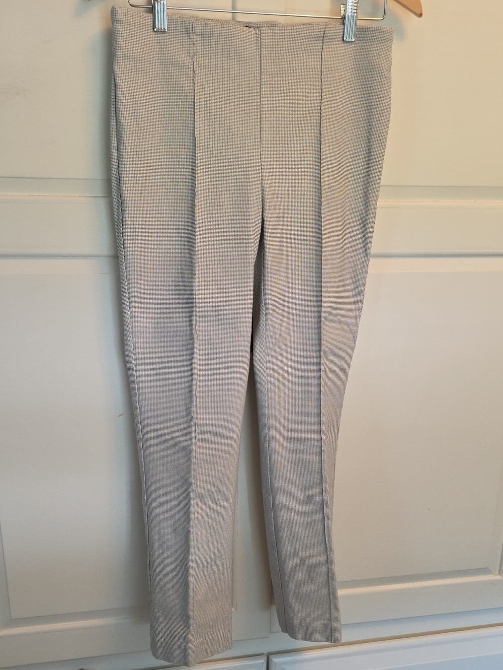 Women's Slim Dress Pants in Light Beige